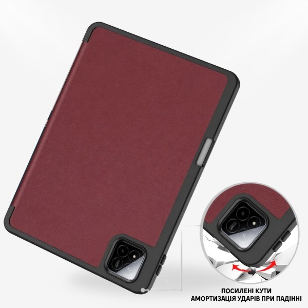 Фото - Чохол для планшету BeCover Flexible TPU Mate з кріпленням for Xiaomi Pad 7/7 Pro 11.2" Red Wine (715619)